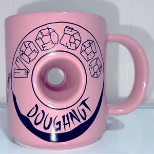 VOODOO DOUGHNUT The Magic Is In The Hole Mug Cup 12 oz Pink